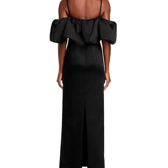 Simkhai Dorina Off-the-Shoulder Black Ruffle Dress – Size 0 – NWT - Picture 5 of 5